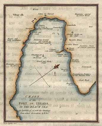 Turkey, chart of Igneada Port, 1810