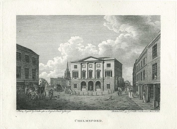 Essex, Chelmsford town square, 1796