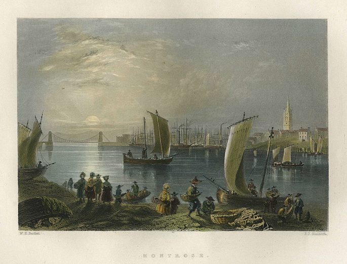 Scotland, Montrose view, 1842