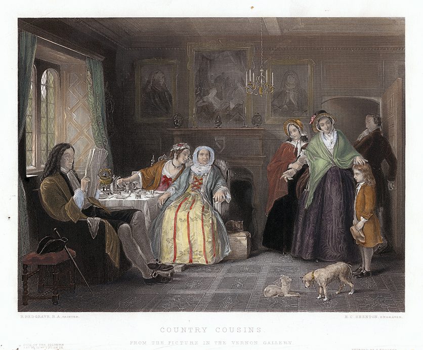 Country Cousins, after Redgrave, 1850