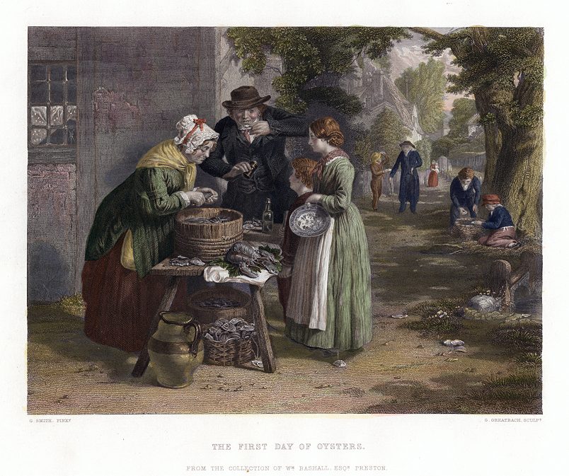 First Day of Oysters, after George Smith, 1863