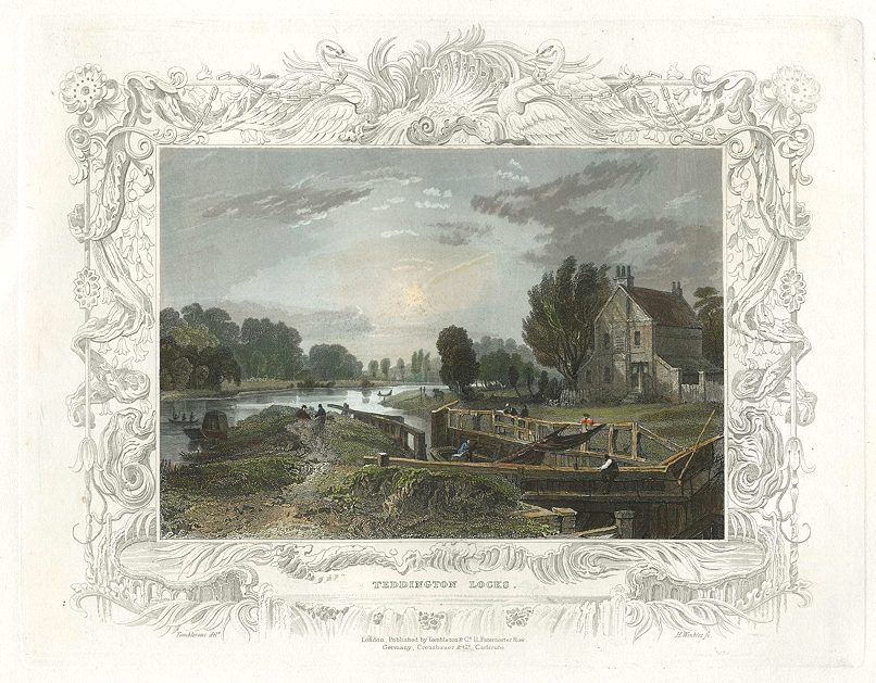 Middlesex, Teddington Locks, 1830