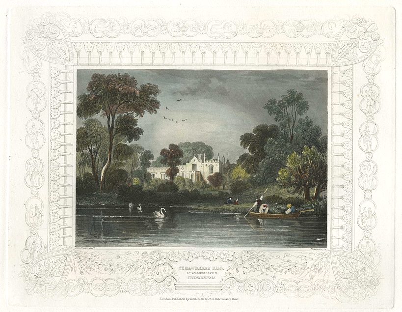 Middlesex, Twickenham, Strawberry Hill, 1830