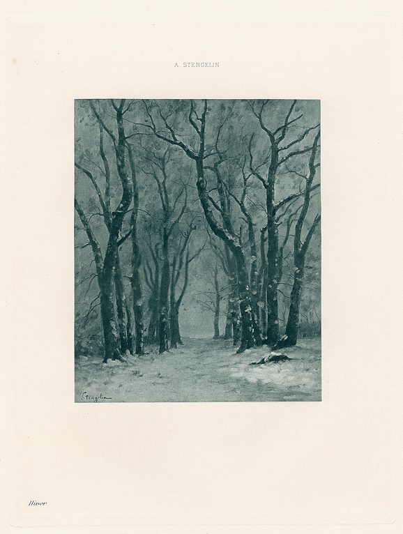 Hiver, by A.Stengelin, 1898