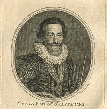 Robert Cecil, 1st Earl of Salisbury, portrait, 1759