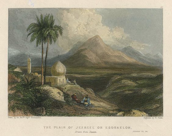 Holy Land, Plain of Jezreel, 1836