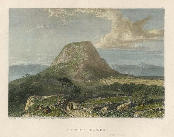 Holy Land, Mount Tabor, 1836