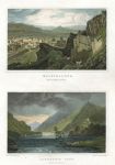 Wales, Machynlleth & Llanberis Lake, (2 views), 1830