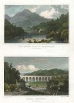 Wales, Vale of Llangollen & Chirk Aqueduct, (2 views), 1830