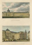 Paris, Hospice de la Salpetriere & Palais de Justice, 1840