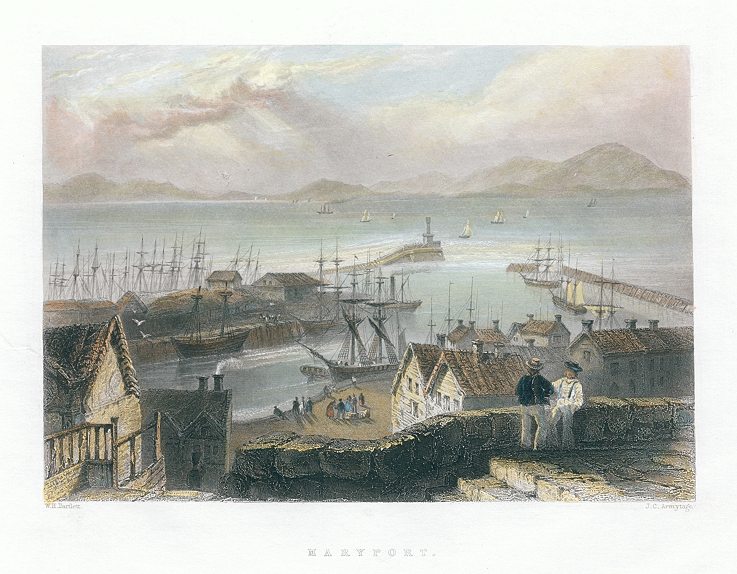 Cumberland, Maryport view, 1842