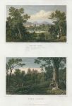 Wales, Welshpool and Powis Castle, (2 views), 1830