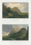 Wales, Harlech Castle and Dyserth Castle, (2 views), 1830
