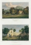 Wales, Plas Newydd and Basingwerk Abbey, (2 views), 1830