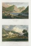 Wales, Llyn Ogwen and Gwrych, near Abergele, (2 views), 1830