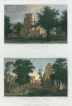 Wales, Overton Church and Valle-Crucis Abbey, (2 views), 1830