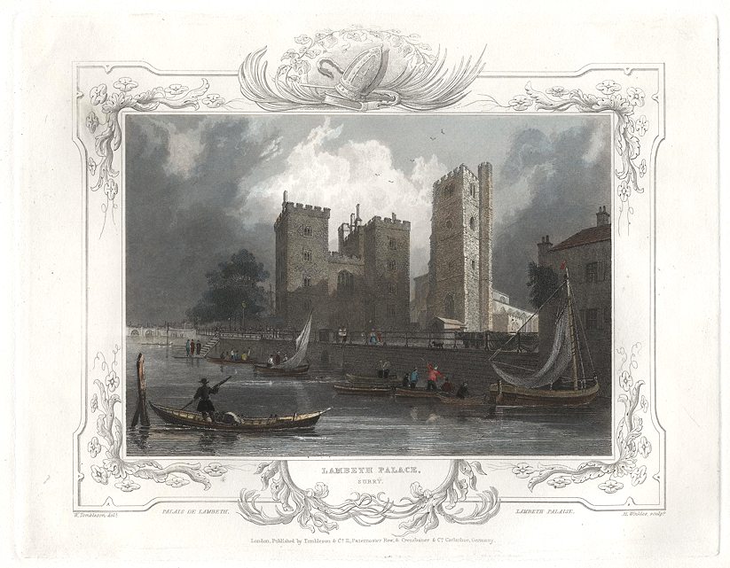 London, Lambeth Palace, 1830