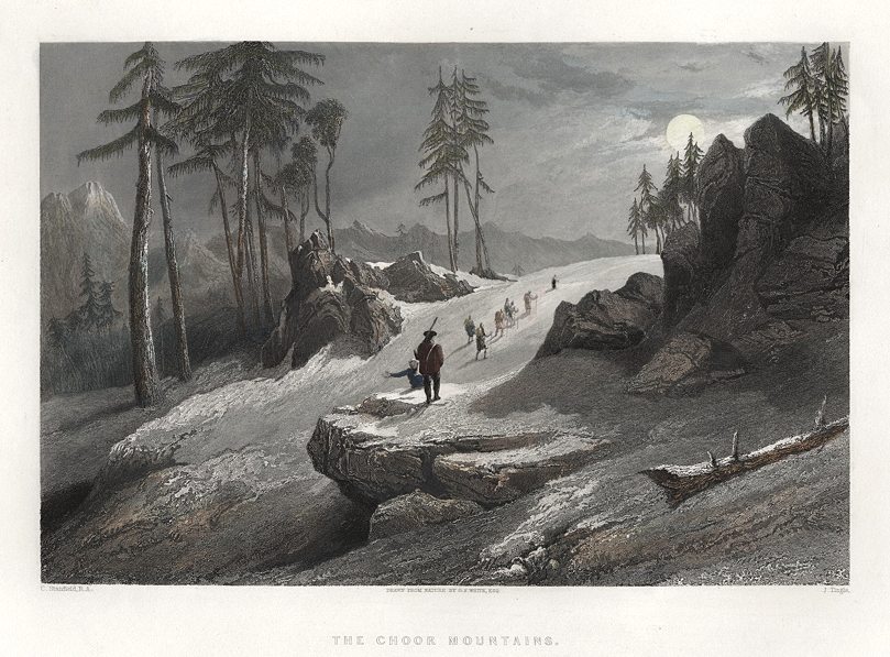 India, Choor Mountains (Himalayas), 1845