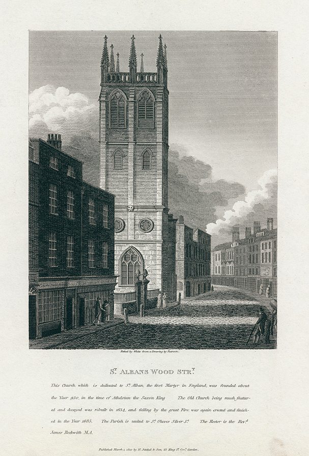 London, St.Alban's, Wood Street, 1810