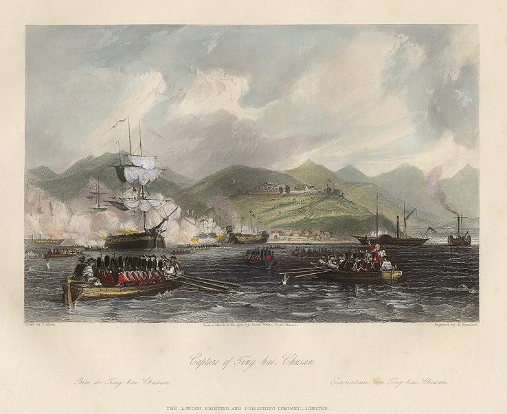 China, Capture of Ting-hai, Chusan, 1858