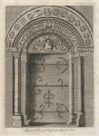 Kent, Barfreston Church great door, 1785