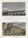 Paris, Pont d'Austerlitz & Hopital de l'Hotel Dieu, 1840