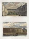 Paris, Bibliotheque Royale & Hotel des Monnais, 1840