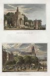 Paris, Pere la Chaise & Marche aux Fleurs , 1840