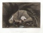 Devon, Caves at Ladram Bay, 1842