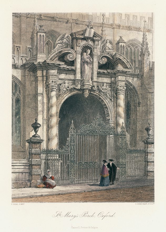 Oxford, St.Mary's Porch, 1875