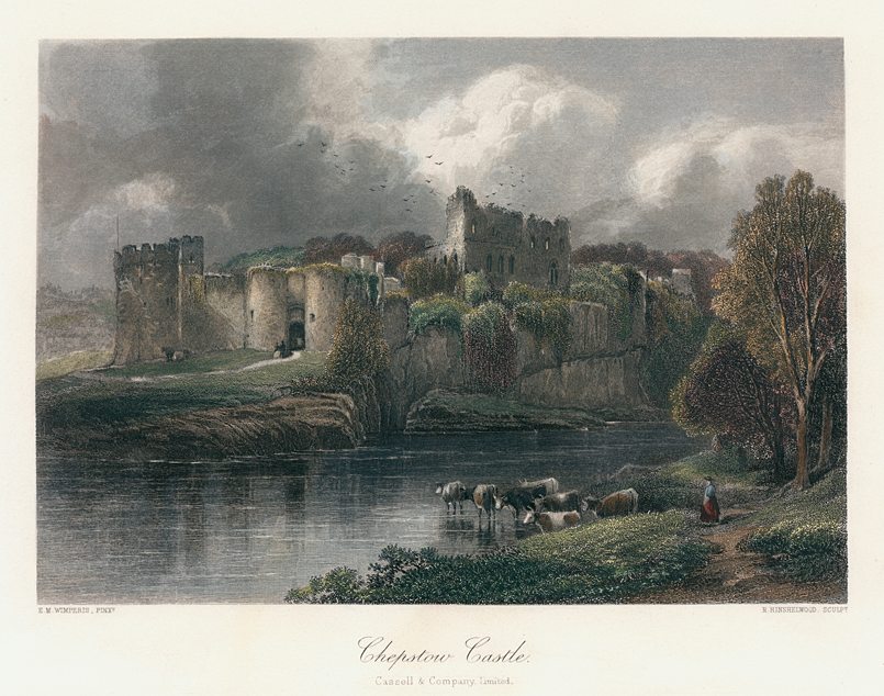 Monmouthshire, Chepstow Castle, 1875