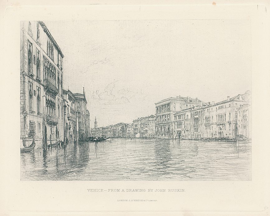 Venice, after John Ruskin, 1883