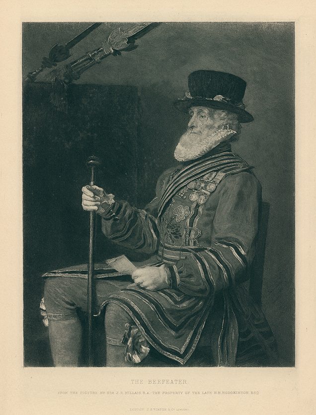 The Beefeater, after Millias, 1887