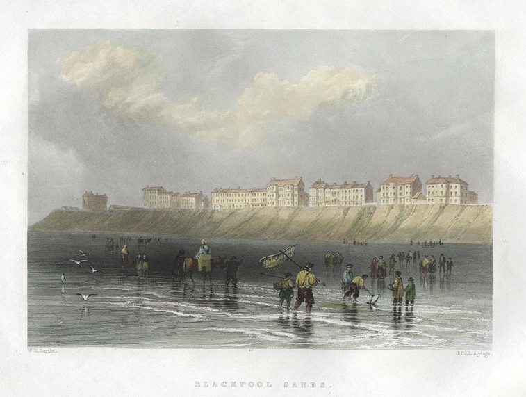 Lancashire, Blackpool Sands, 1842