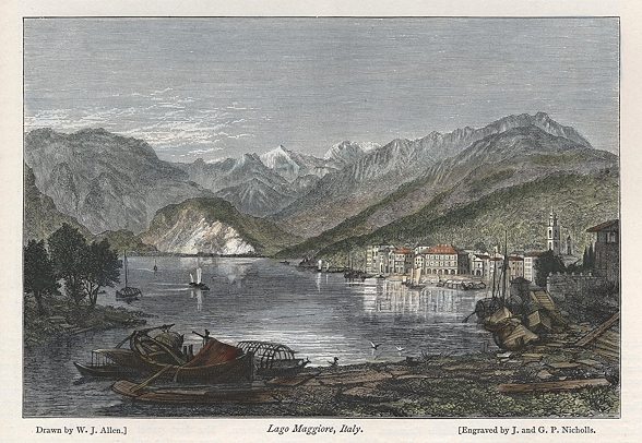 Italy, Lago Maggiore, 1877