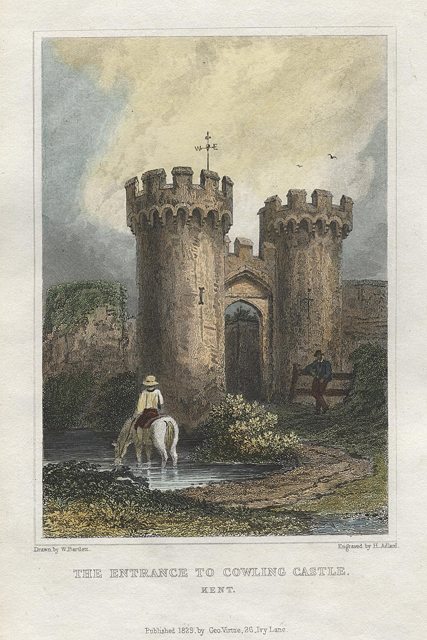 Kent, Entrance to Cowling Castle, 1832
