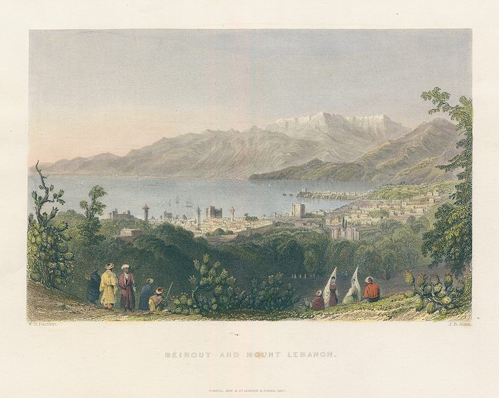 Lebanon, Beirut and Mount Lebanon, 1837