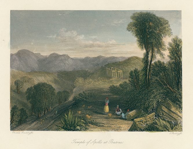 Greece, Temple of Apollo at Bassae, 1853