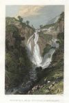 Cumberland, Waterfall near Sty Head, 1832
