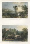 Northumberland, Prudhoe Castle & Dilston Hall, 1835