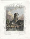 Gloucestershire, Mill at Kempsford, 1830