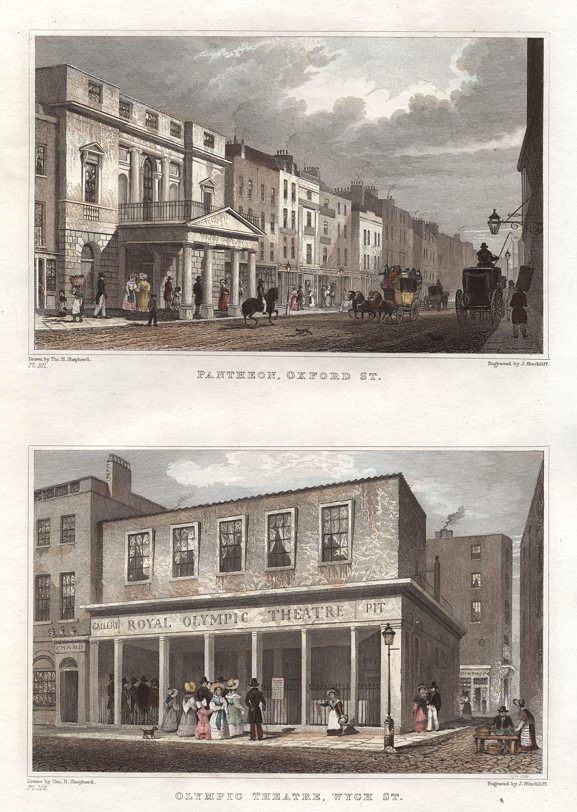 London, Pantheon & Olympic Theatre, 1831