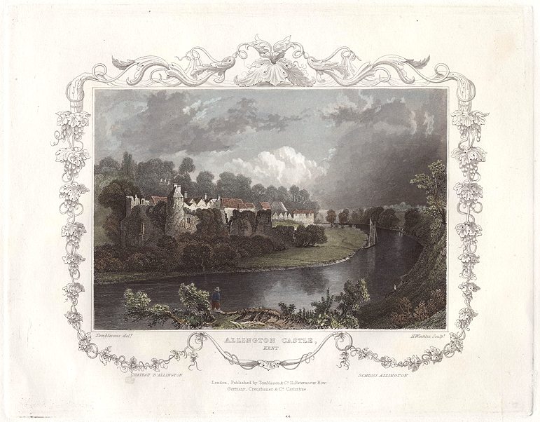 Kent, Allington Castle, 1830