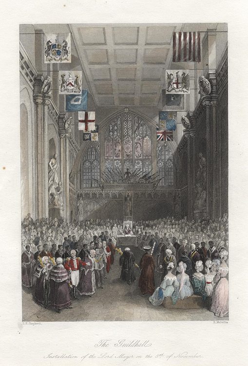 London, The Guildhall, 1845