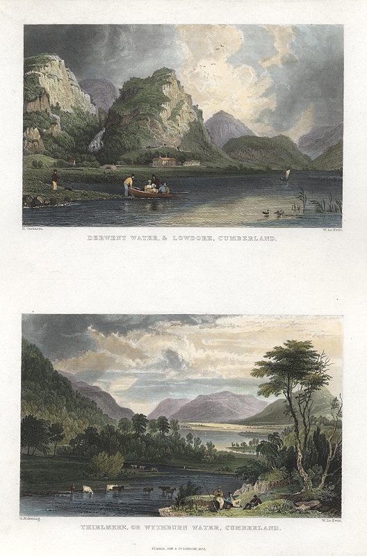 Lake District, Derwent Water & Thirlmere, 1833