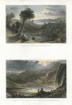 Lake District, Valley of Troutbeck & Stickle Tarn, Langdale Pikes, 1833
