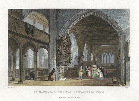 Northumberland, Newcastle Upon Tyne, St Nicholas Church, 1833