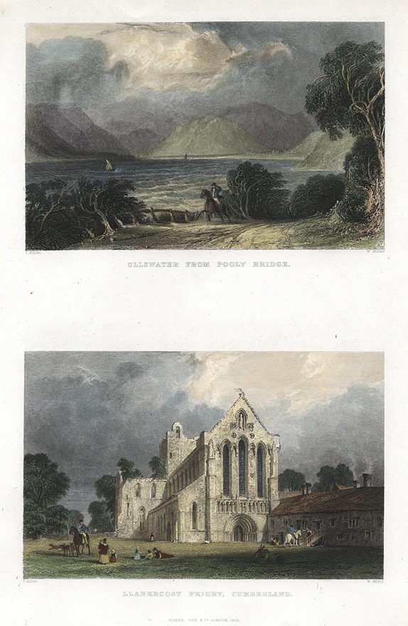 Lake District, Ullswater & Lanercost Priory, 1833