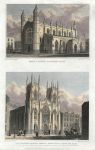 London, Trinity Church, Cloudesley Sq. & New National Scotch Church, 1831