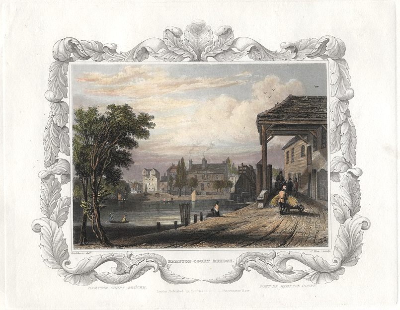 Middlesex, Hampton Court Bridge, 1830